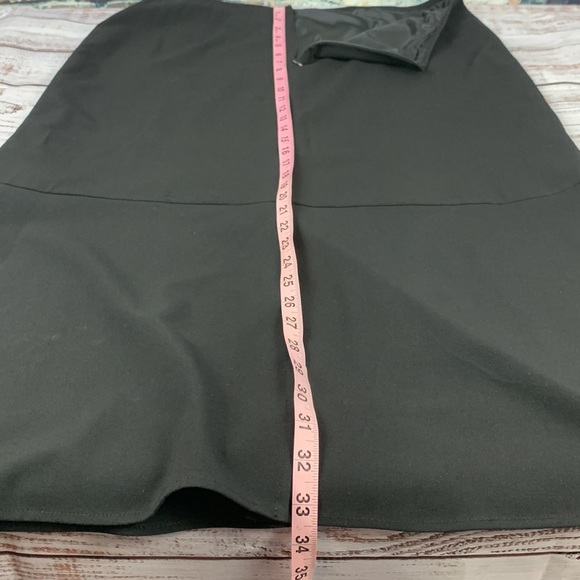 Larry Levine black stretch maxi skirt Sz 16 - Picture 7 of 11